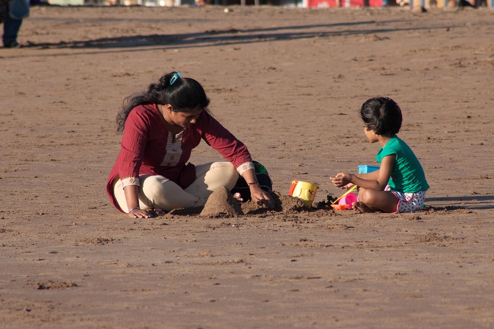 Beach child childhood