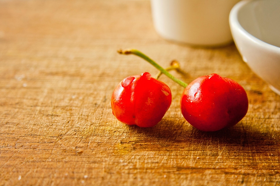 Agriculture cherry close
