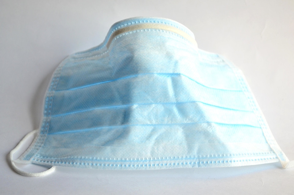 Blue healthcare hygiene