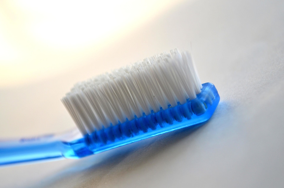 Blue brush hand tool