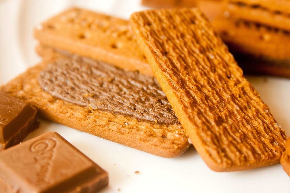 Biscuit bread breakfast