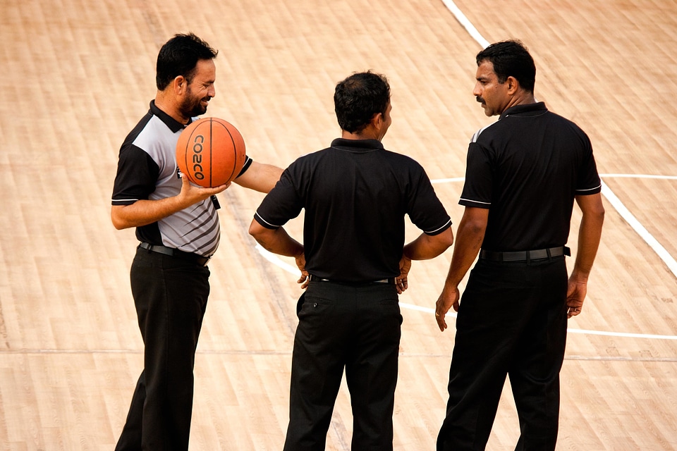 Adult basketball basketball court