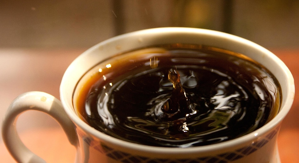 Beverage black bowl