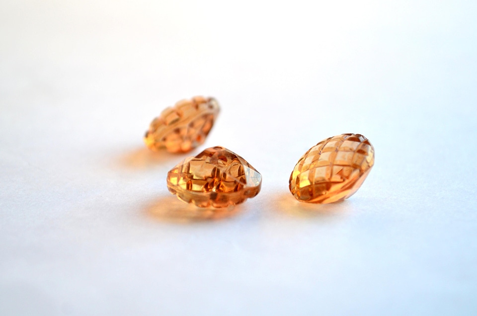 Brown diamond jewel