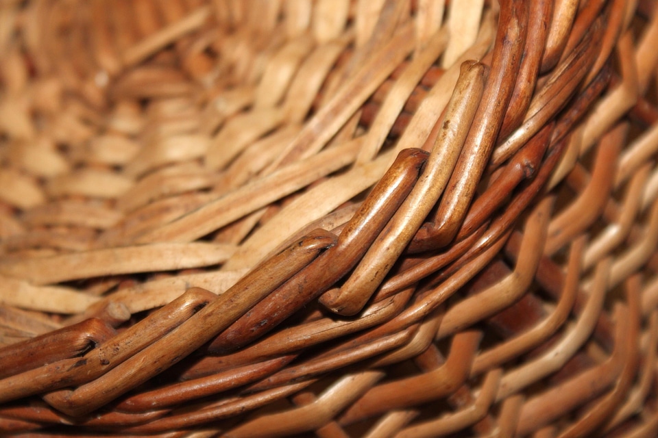 Bark basket brown