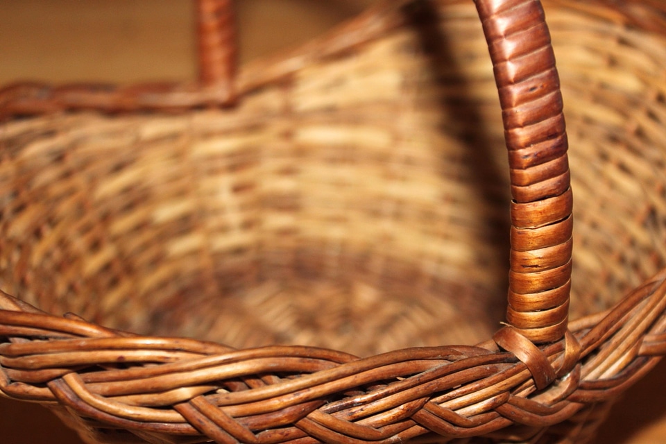 Basket brown close