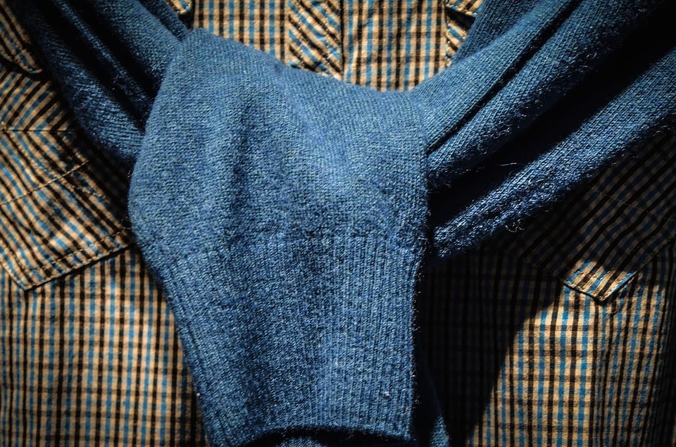 Blue cloth clothes