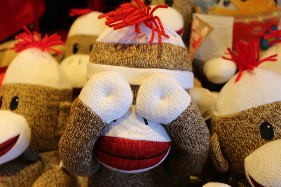 Stuffed childhood cartoon