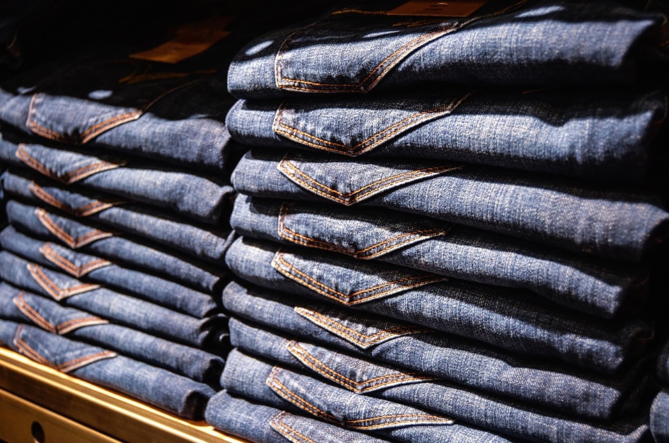Blue cloth fashion