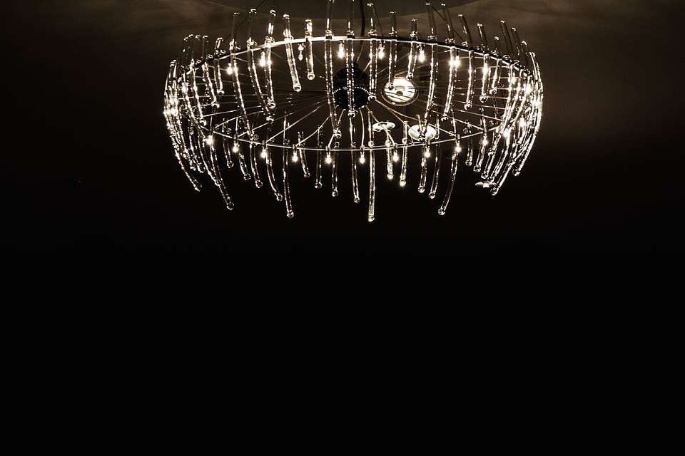 Black bulb ceiling