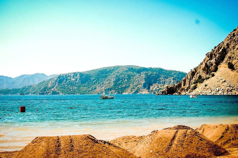 Beach coast island