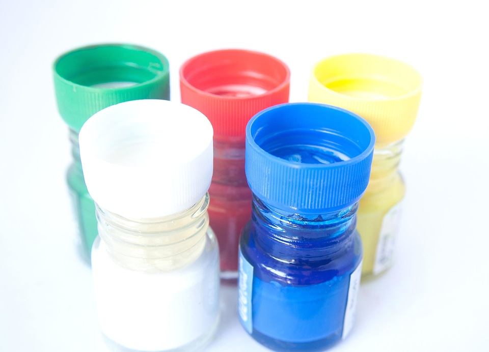 Bottle colorful container