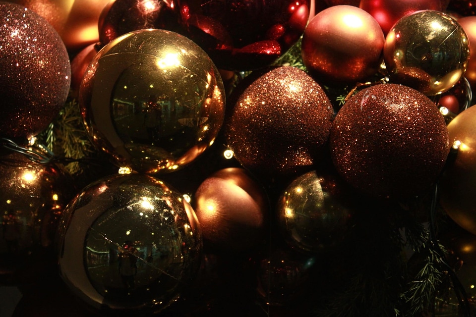 Christmas dark decoration
