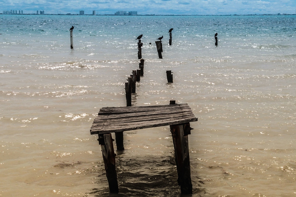Coast coastline dock