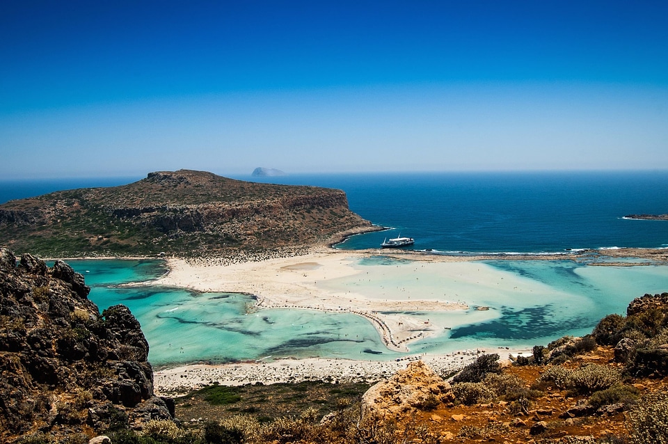 Beach coast island