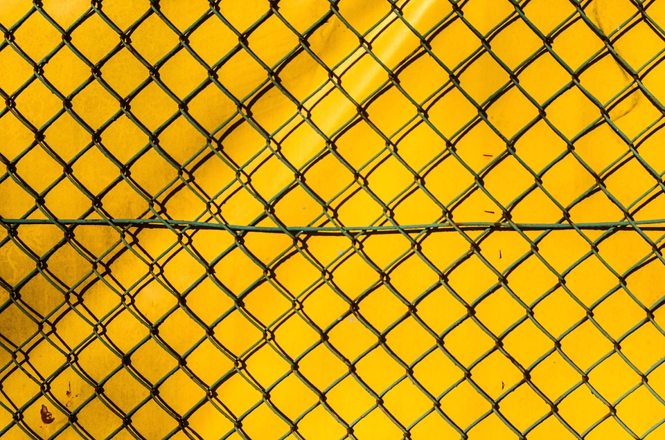 Fence iron metal