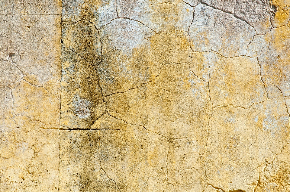 Concrete old eroded