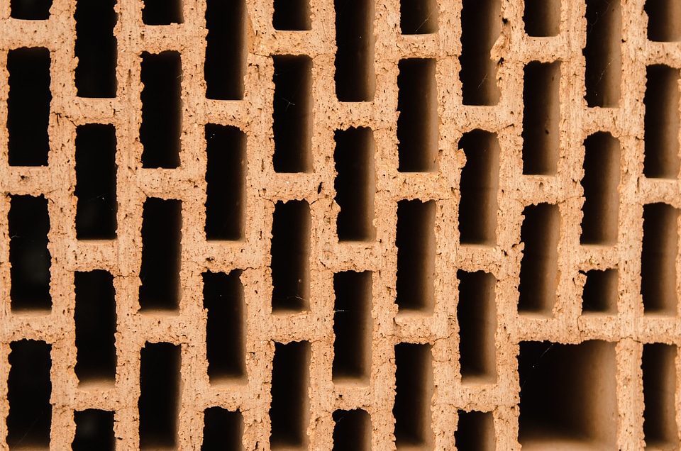 Brick brown pattern