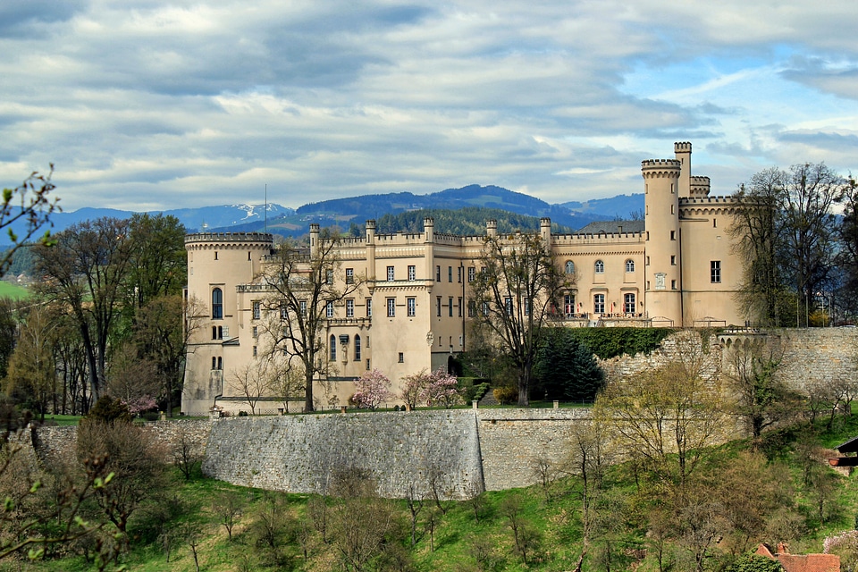 Scenic castle fortress