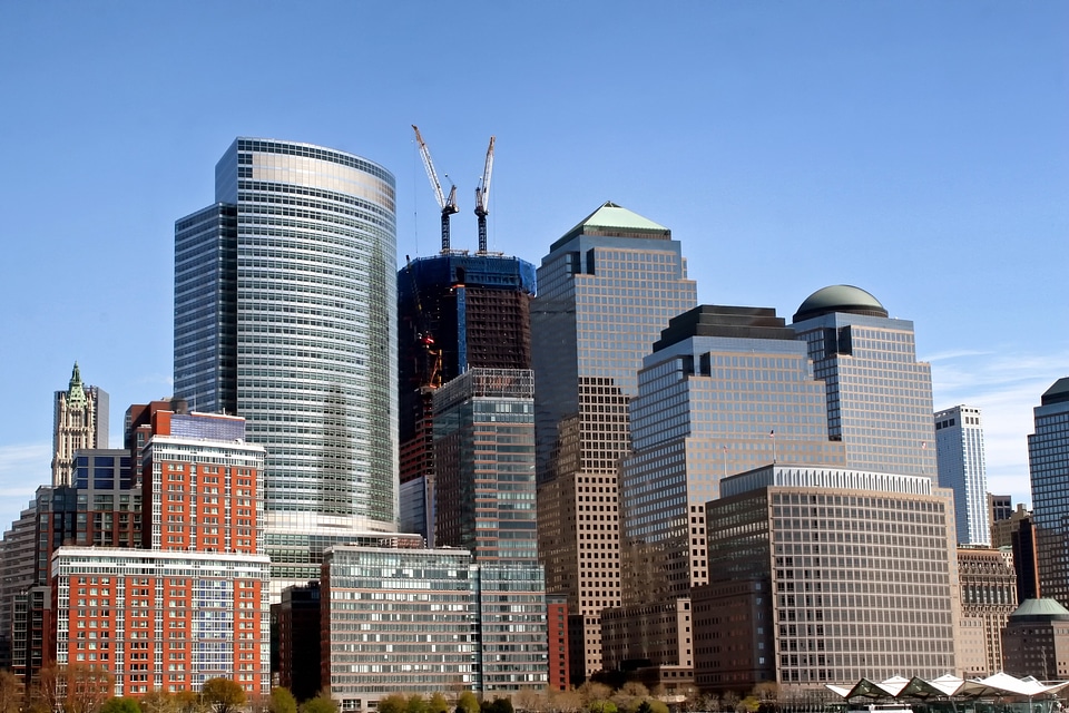 Buildings architecture financial district
