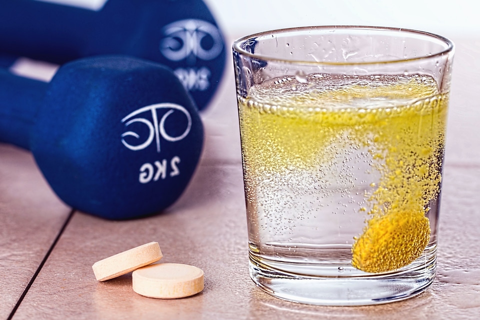 Exercise fresh water fruit juice