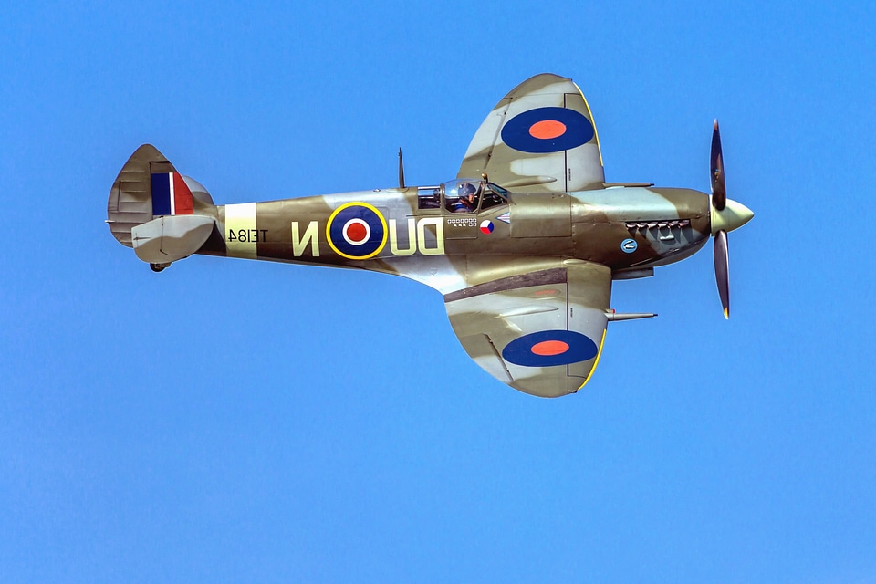 Aircraft aircraft engine blue sky