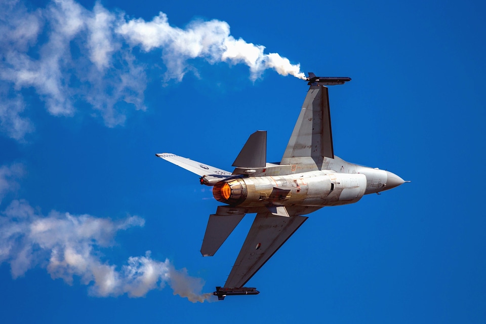 Aircraft aircraft engine blue sky