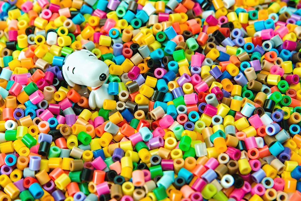 Belt colorful plastic