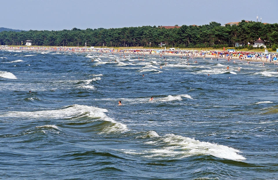 Coast people sea