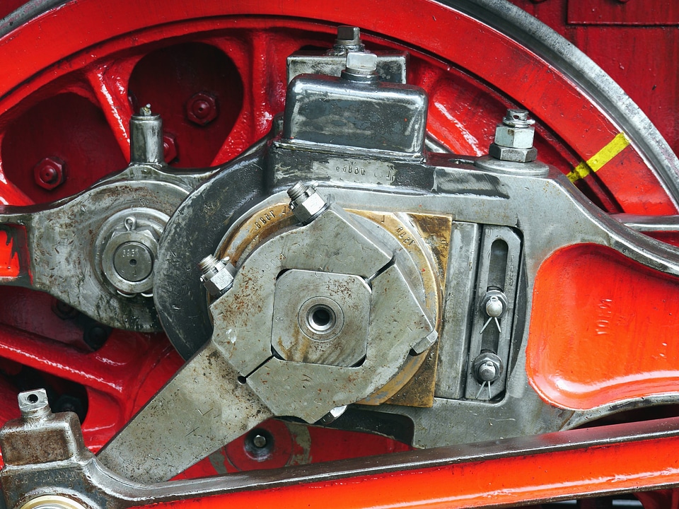 Beautiful Photo cast iron engine