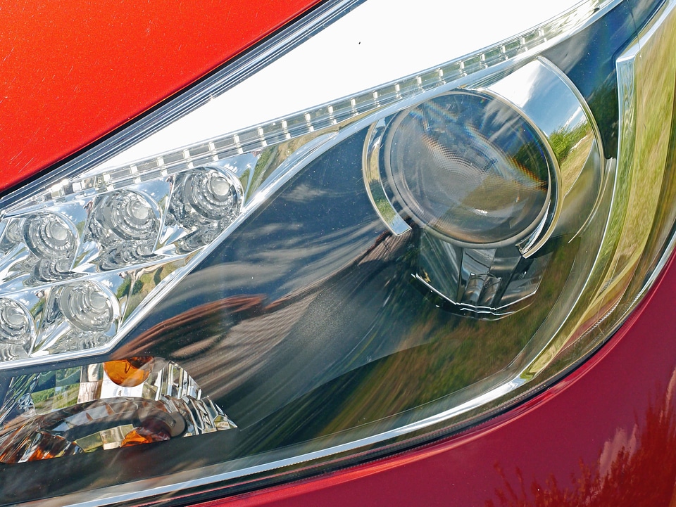 Automobile car glass