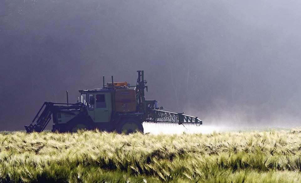 Farming grain machine