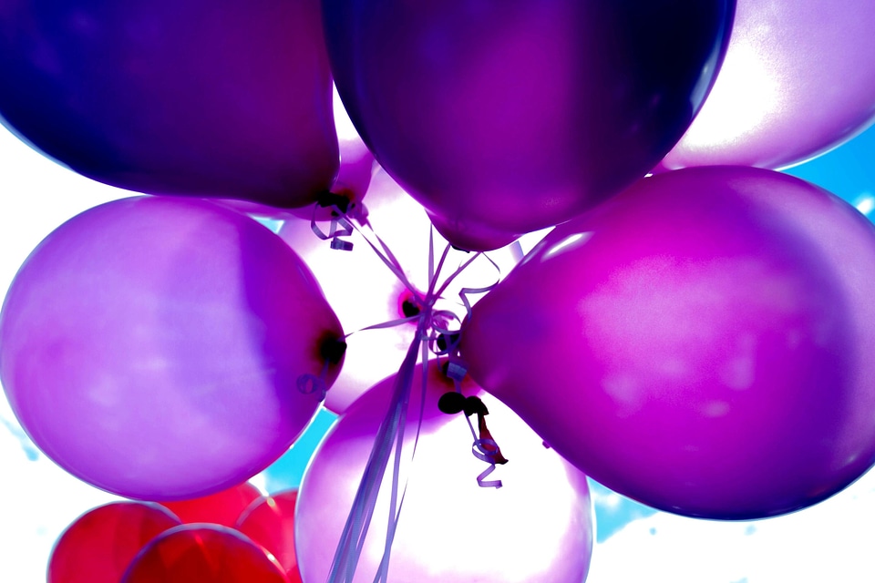 Balloon celebration color