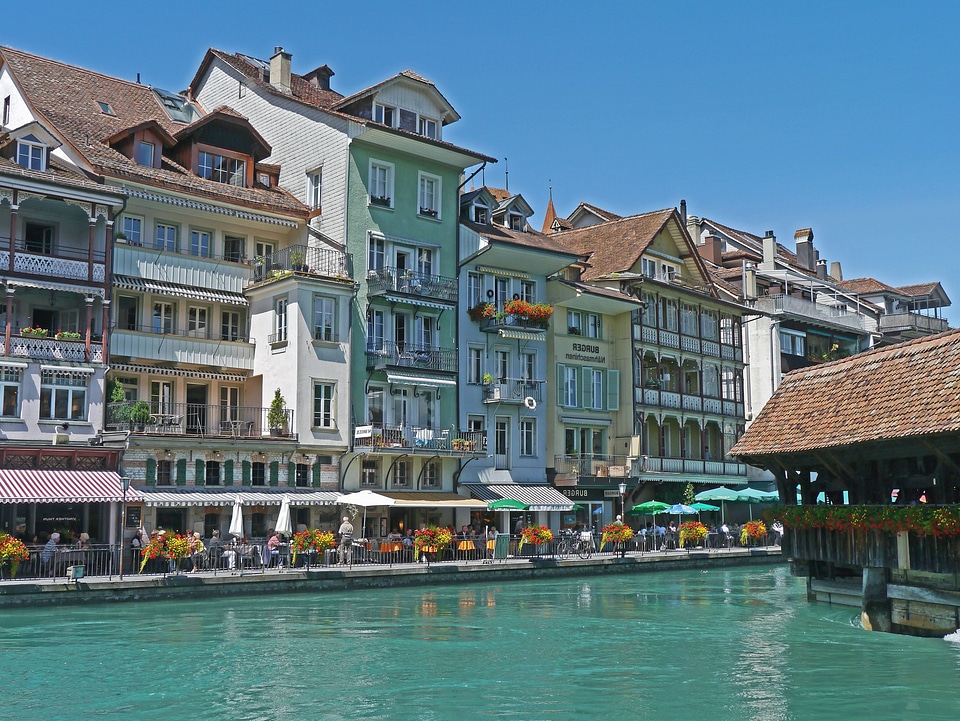 Architecture building canal
