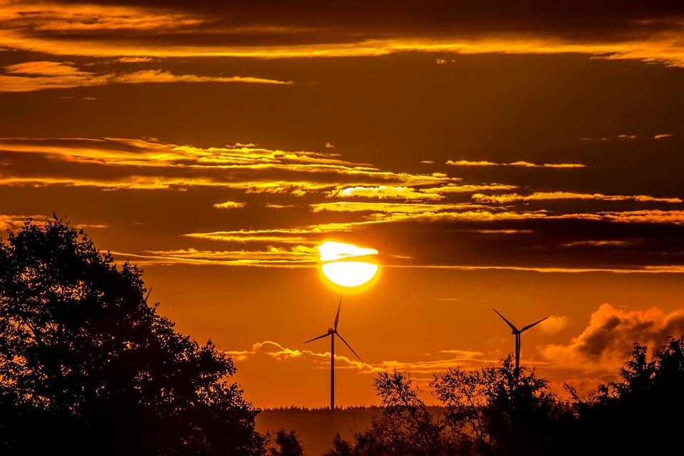 Beautiful Photo dusk landscape