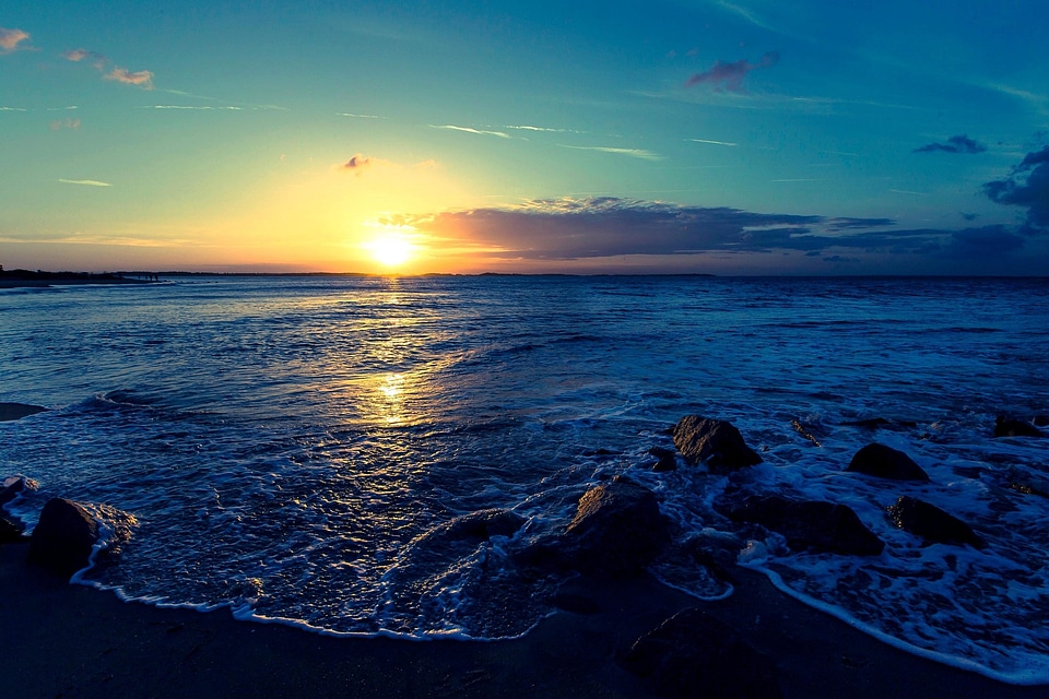 Beach cloud coast