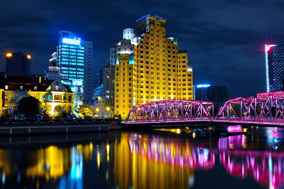 Architecture beautiful photo bridge