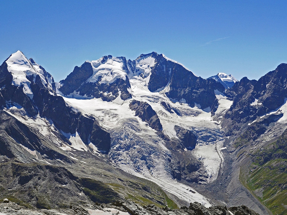 Glacier landscape mountain