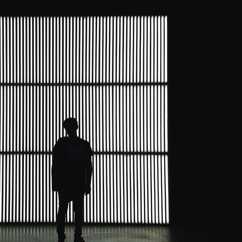 Man shadow silhouette
