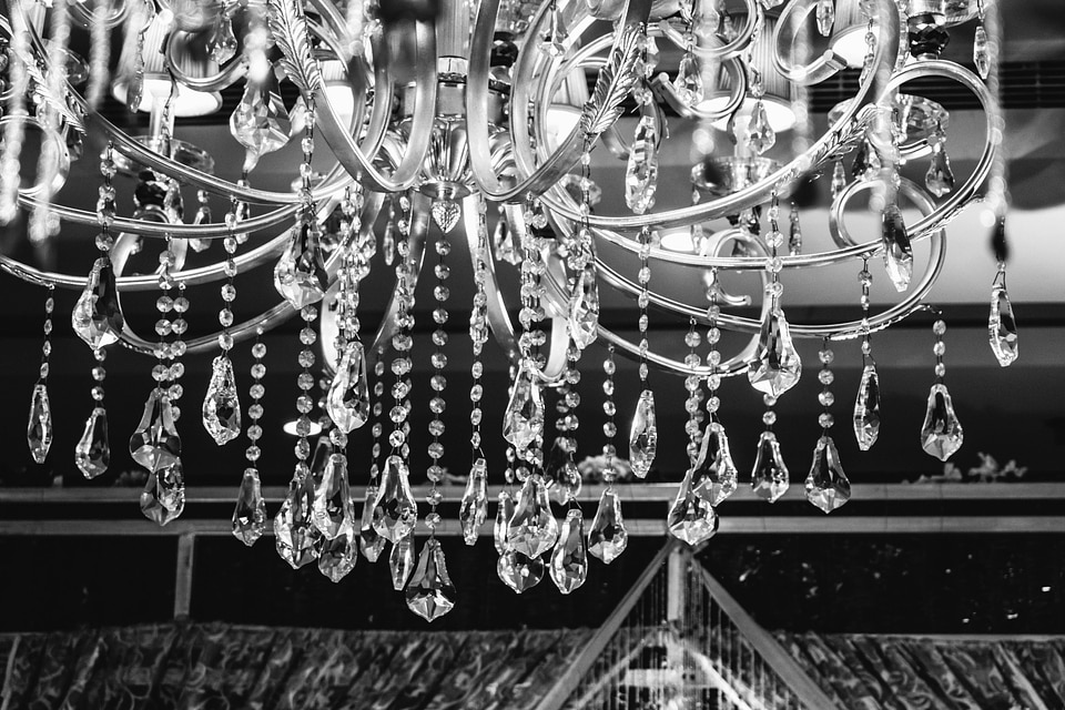 Beautiful Photo ceiling crystal