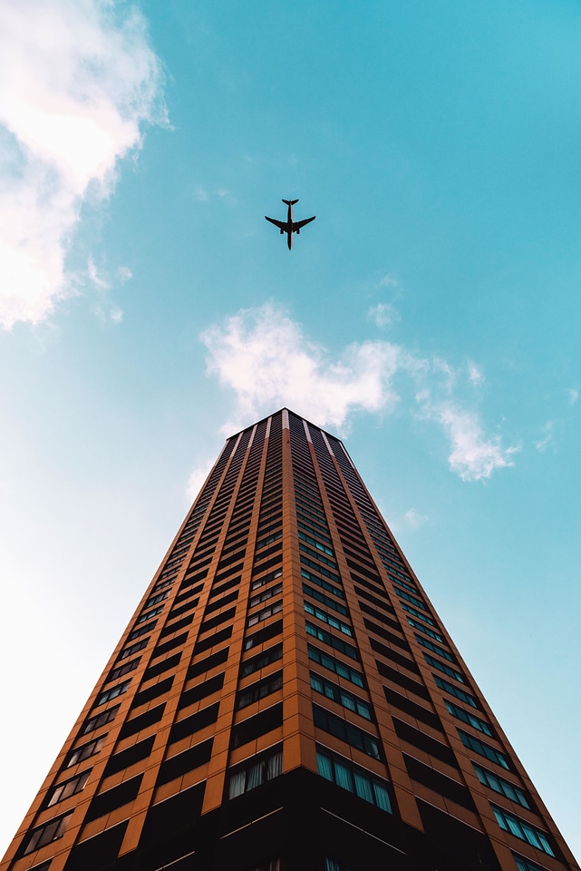 Airplane architecture building