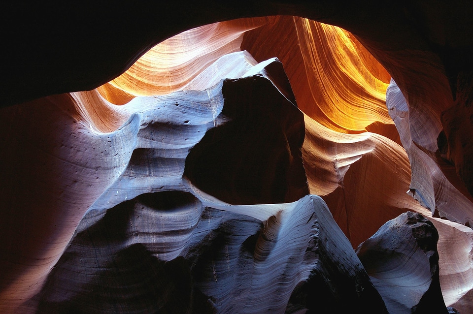 Brightness canyon cave