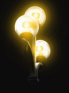 Electricity glass light