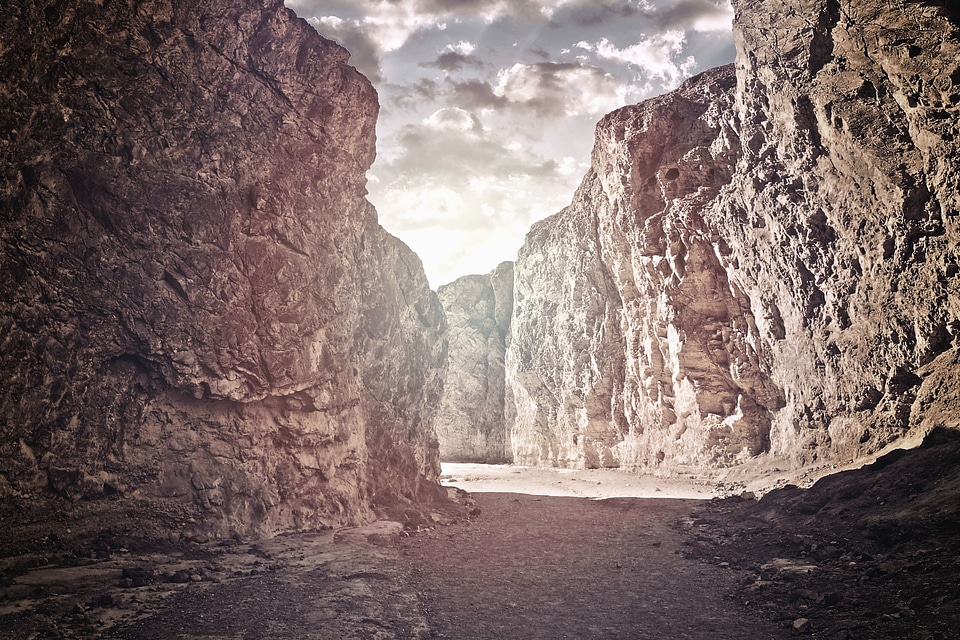 Canyon landscape mountain