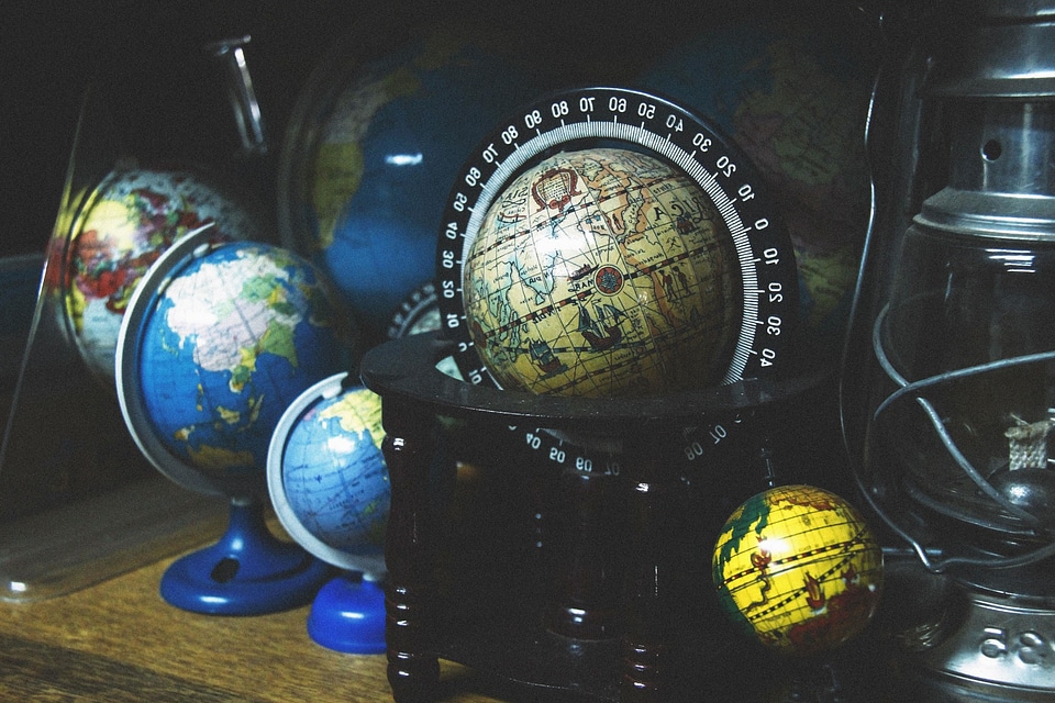 Geography globe object