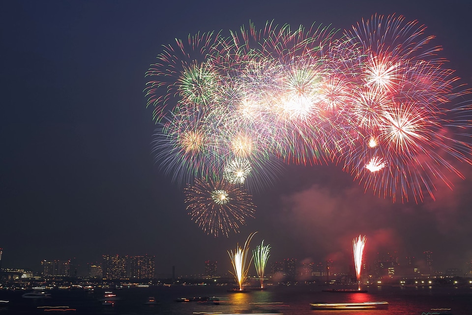 Architecture bright celebration