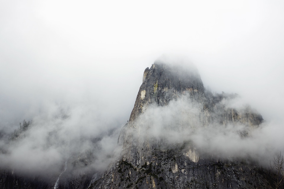 Fog foggy landscape photo