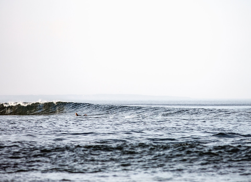 Ocean surfer water