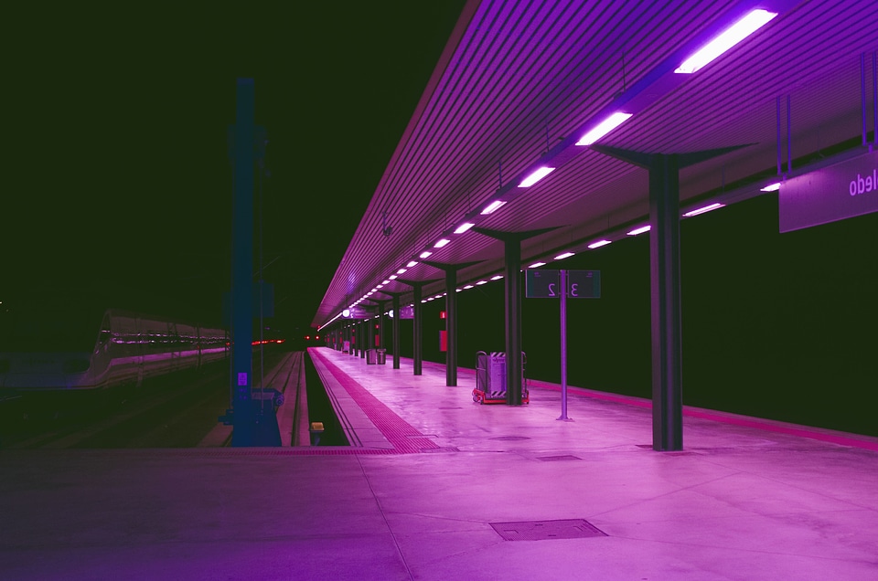 Bright fluorescent passenger