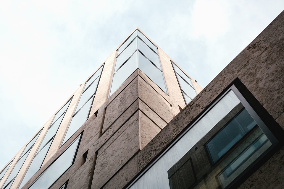 Architecture building glass